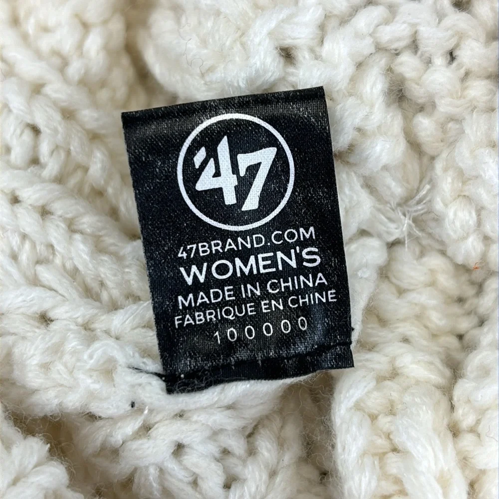 47 BRAND Dallas Stars Beanie Cream Womens One Size